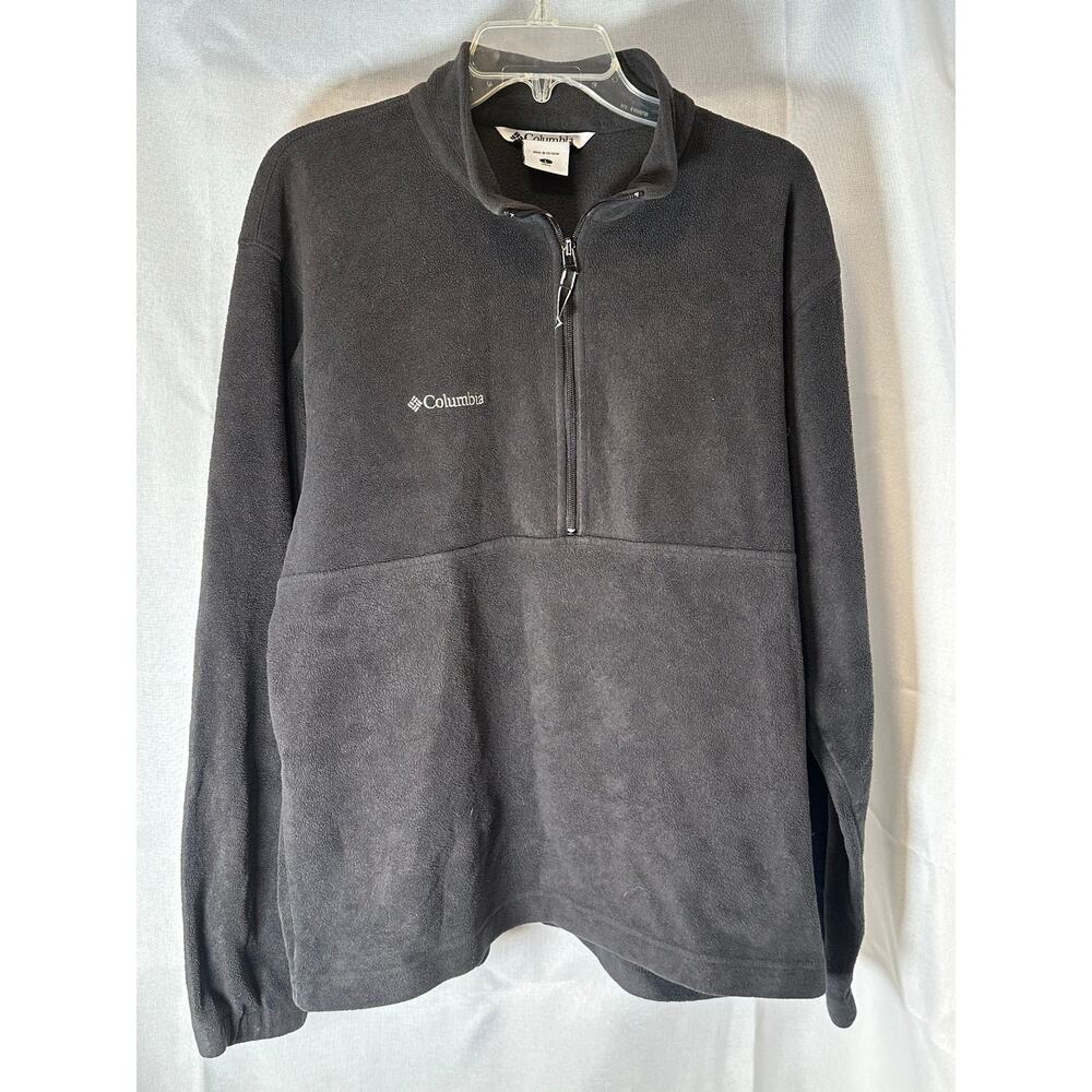 Unisex Columbia Fleece Half Zip-Size L